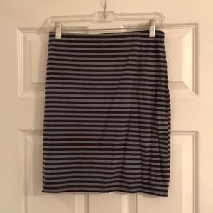 Hollister Blue and Gray Stretch Mini Skirt NWT